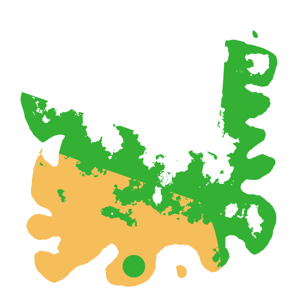 Biome Rust Map: Barren, Size: 3600, Seed: 1947817863