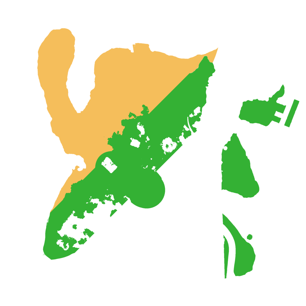 Biome Rust Map: Procedural Map, Size: 2203, Seed: 100009