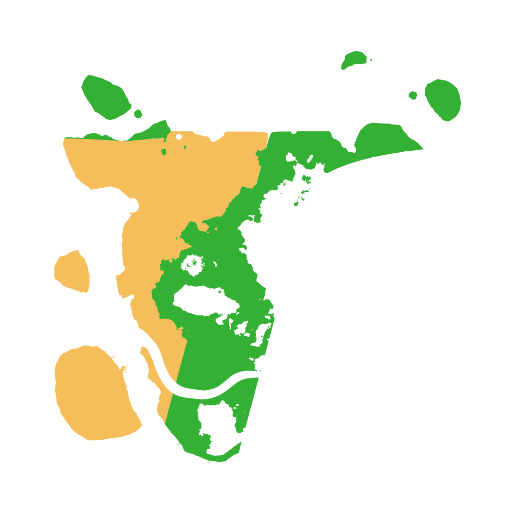 Biome Rust Map: Procedural Map, Size: 2549, Seed: 11131948
