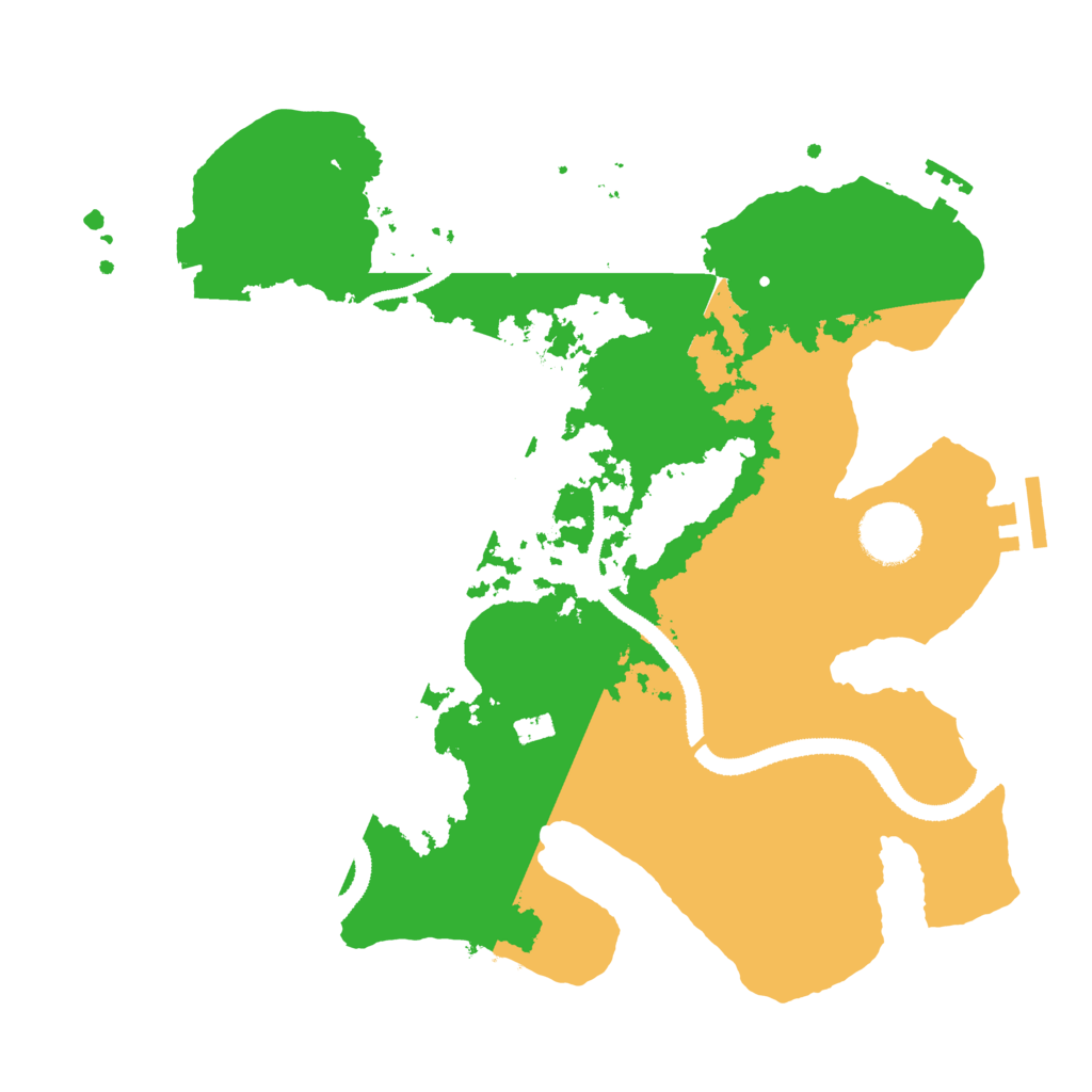 Biome Rust Map: Procedural Map, Size: 3100, Seed: 21770
