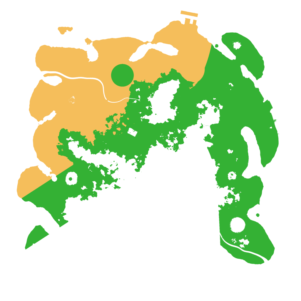 Biome Rust Map: Procedural Map, Size: 3525, Seed: 223080