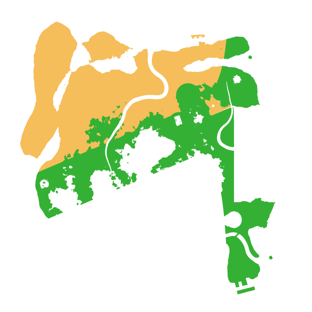 Biome Rust Map: Procedural Map, Size: 3500, Seed: 20210930