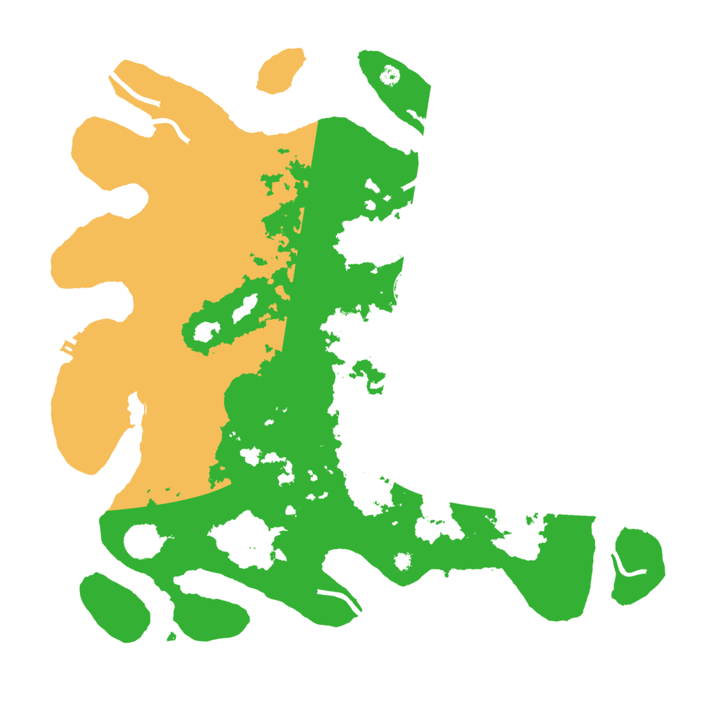 Biome Rust Map: Procedural Map, Size: 3700, Seed: 538557892