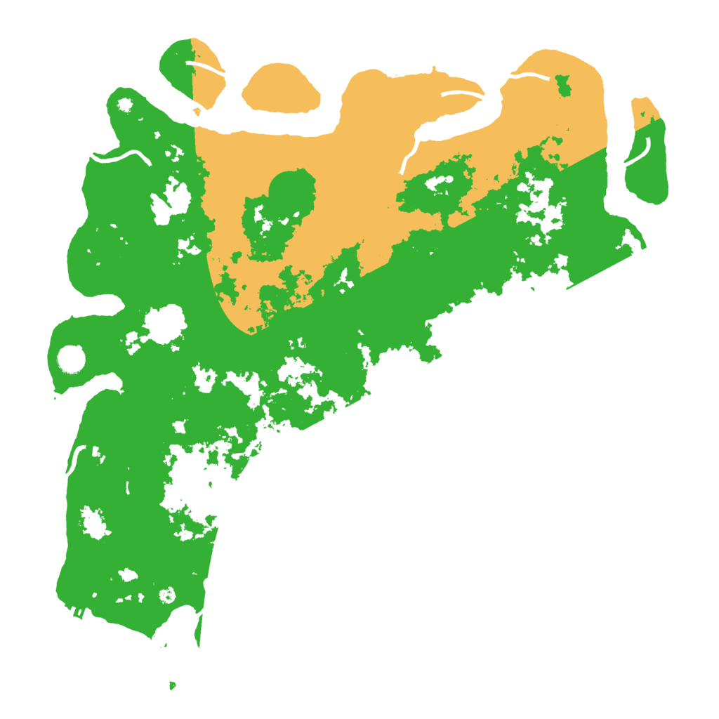 Biome Rust Map: Procedural Map, Size: 4500, Seed: 2957