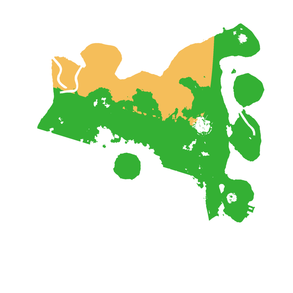 Biome Rust Map: Procedural Map, Size: 3000, Seed: 538484