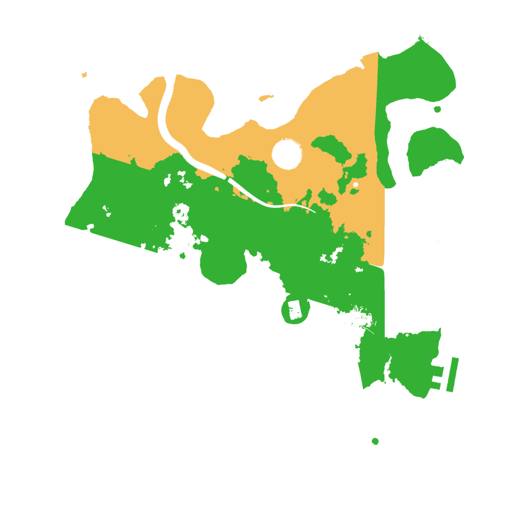 Biome Rust Map: Procedural Map, Size: 3000, Seed: 538484