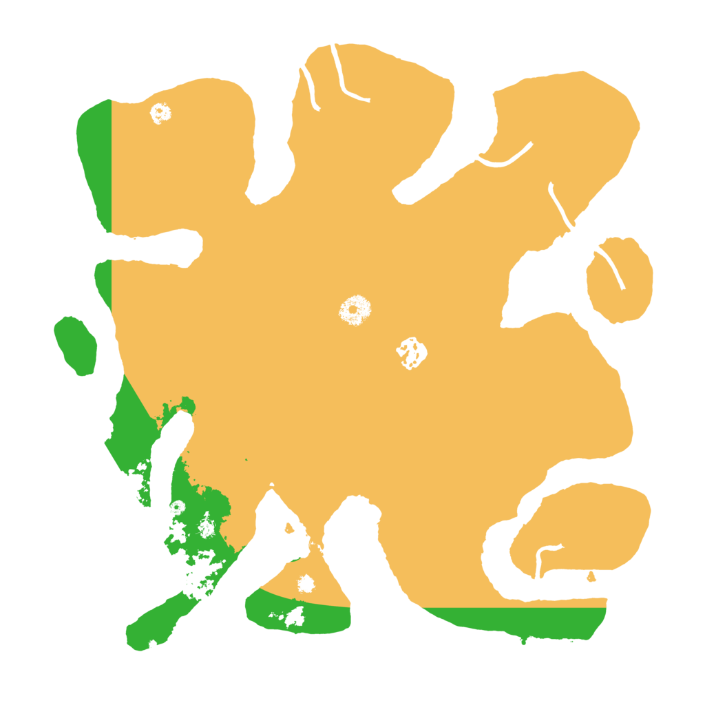 Biome Rust Map: Procedural Map, Size: 3500, Seed: 960512678