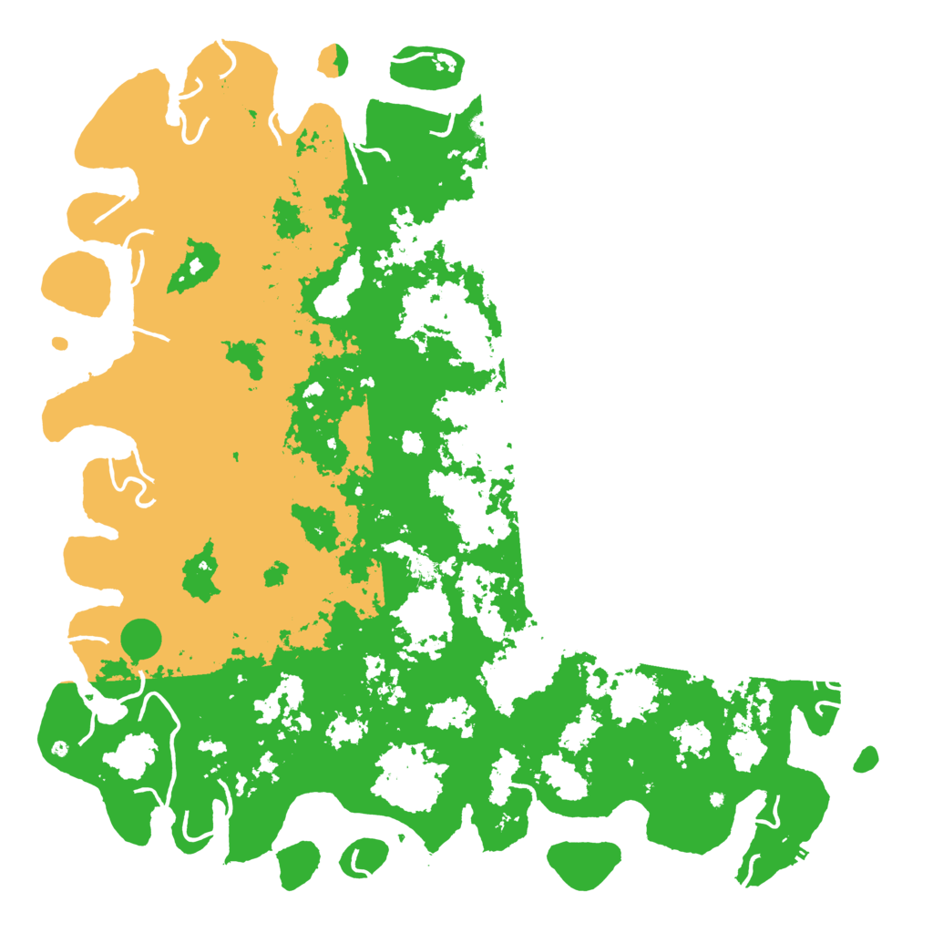 Biome Rust Map: Procedural Map, Size: 6000, Seed: 61003062