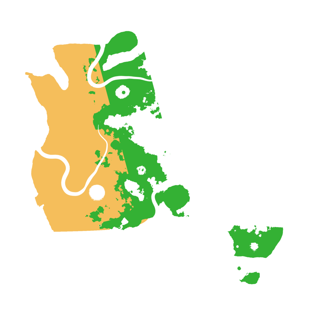 Biome Rust Map: Procedural Map, Size: 3500, Seed: 1447604211