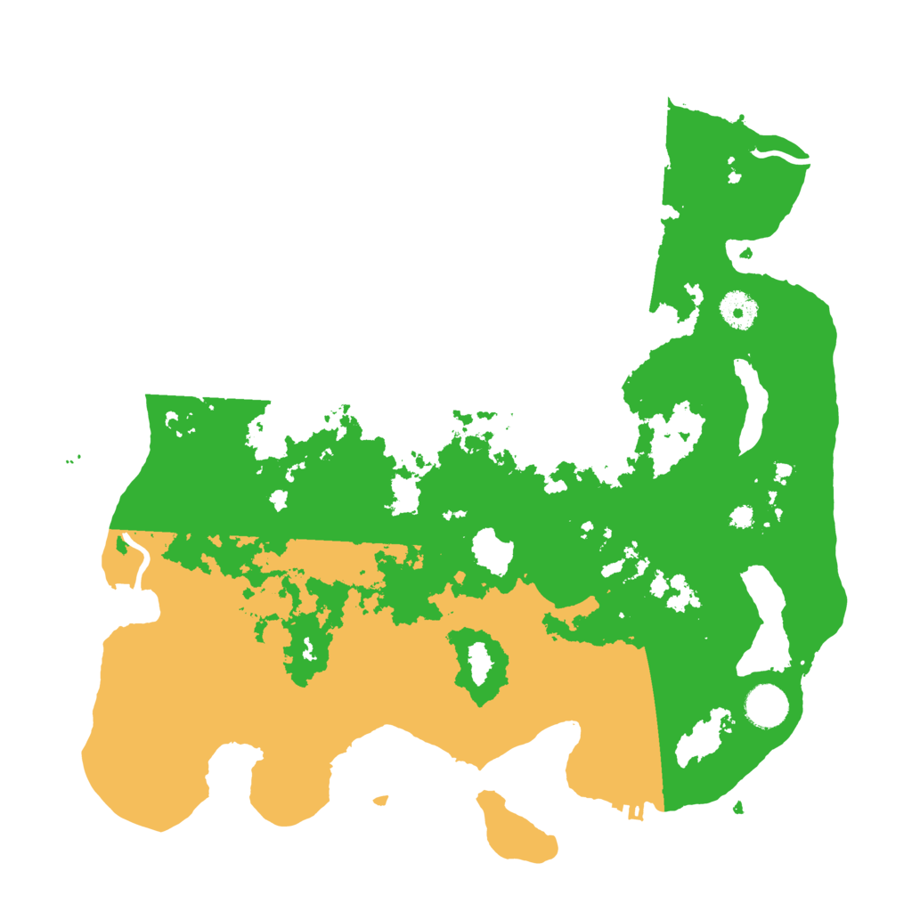 Biome Rust Map: Procedural Map, Size: 3700, Seed: 34801917