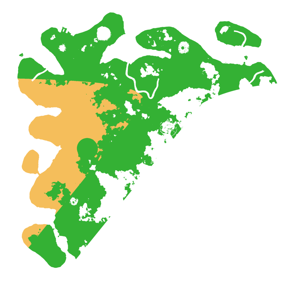 Biome Rust Map: Procedural Map, Size: 3800, Seed: 651778