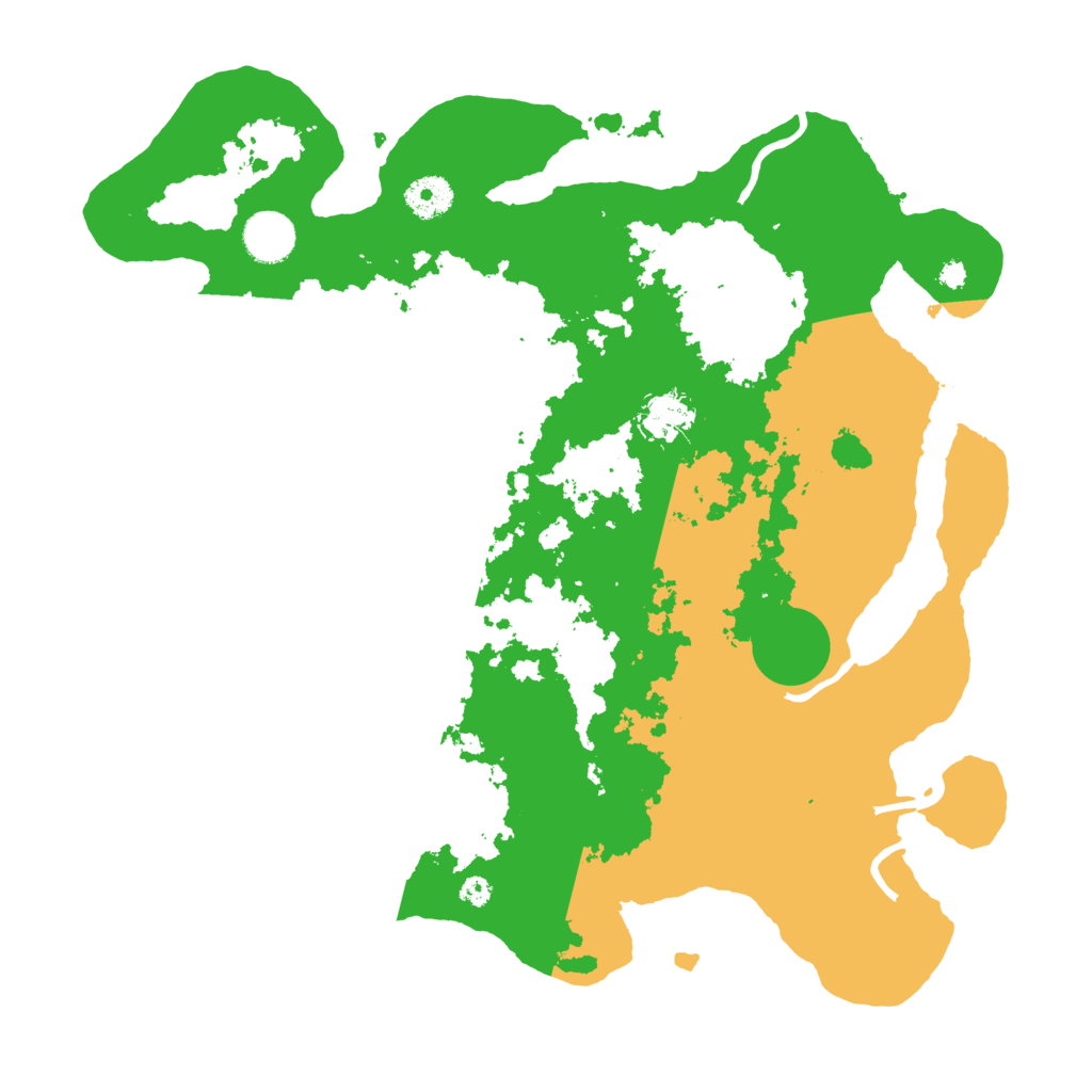 Biome Rust Map: Procedural Map, Size: 3700, Seed: 458635363