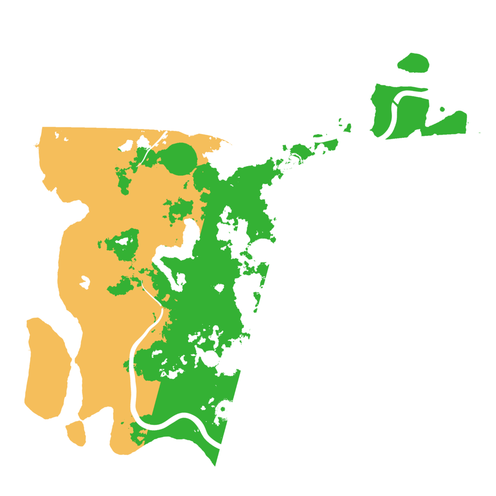 Biome Rust Map: Procedural Map, Size: 4100, Seed: 86849800