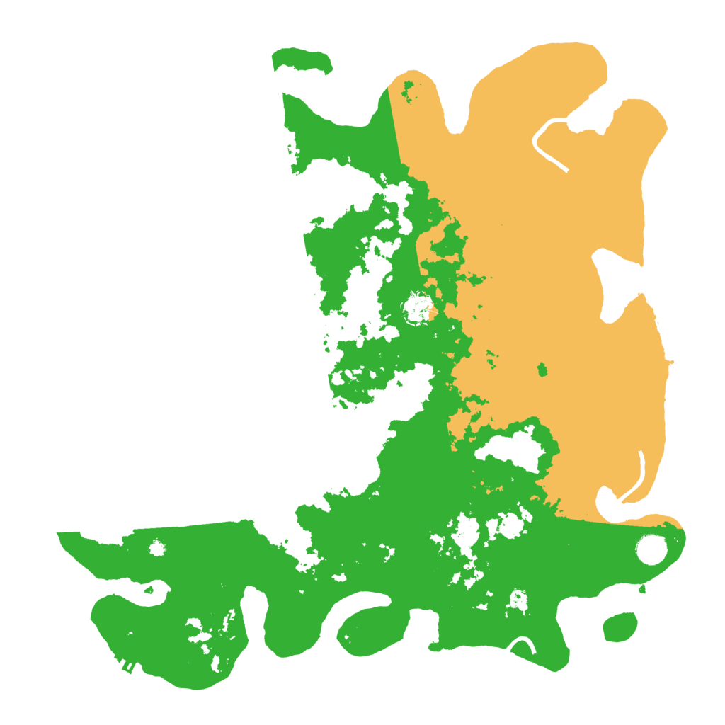 Biome Rust Map: Procedural Map, Size: 4200, Seed: 11883377