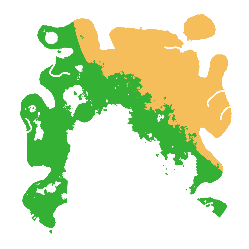 Biome Rust Map: Procedural Map, Size: 3500, Seed: 1137116460