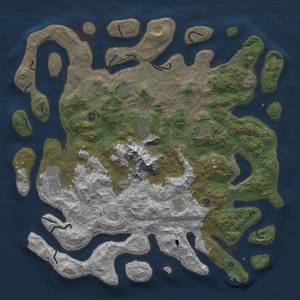 Thumbnail Rust Map: Procedural Map, Size: 5500, Seed: 6738, 19 Monuments