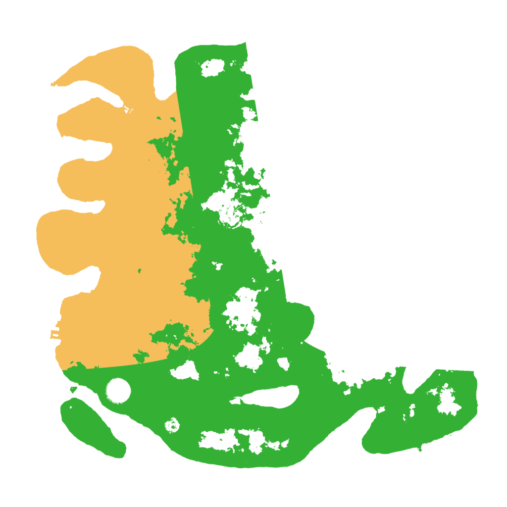 Biome Rust Map: Procedural Map, Size: 3600, Seed: 243111