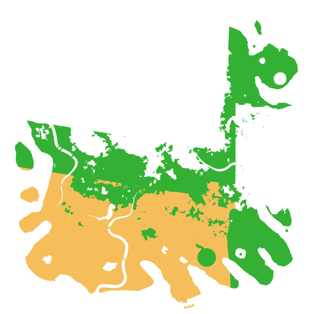 Biome Rust Map: Procedural Map, Size: 4500, Seed: 41