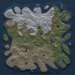 Thumbnail Rust Map: Procedural Map, Size: 4500, Seed: 41, 16 Monuments