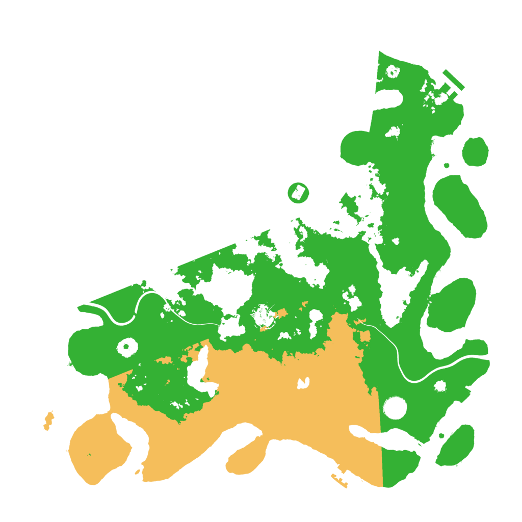 Biome Rust Map: Procedural Map, Size: 4000, Seed: 32277430