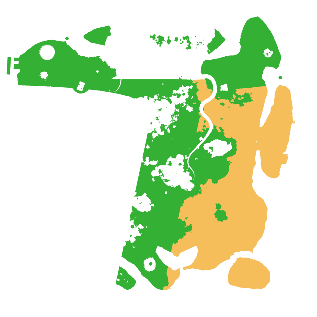 Biome Rust Map: Procedural Map, Size: 3701, Seed: 3701