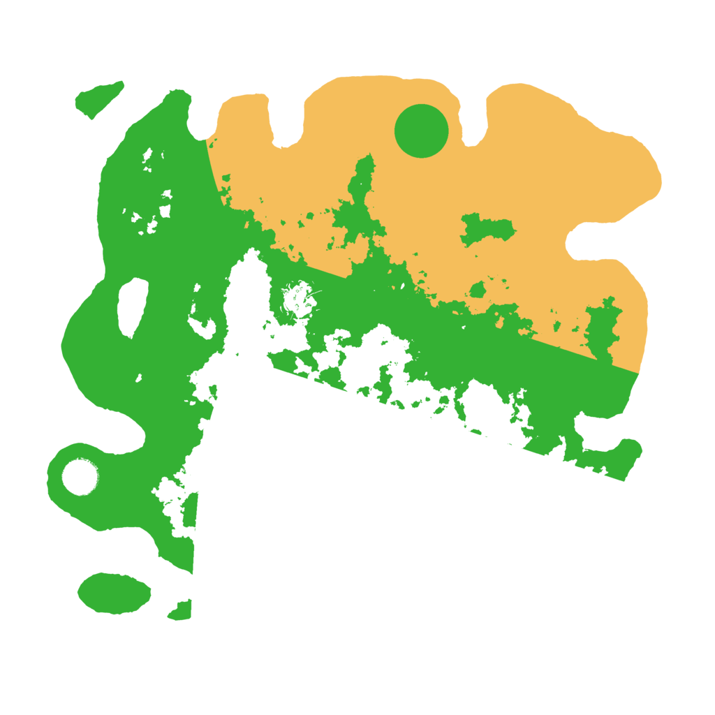 Biome Rust Map: Barren, Size: 3500, Seed: 3503