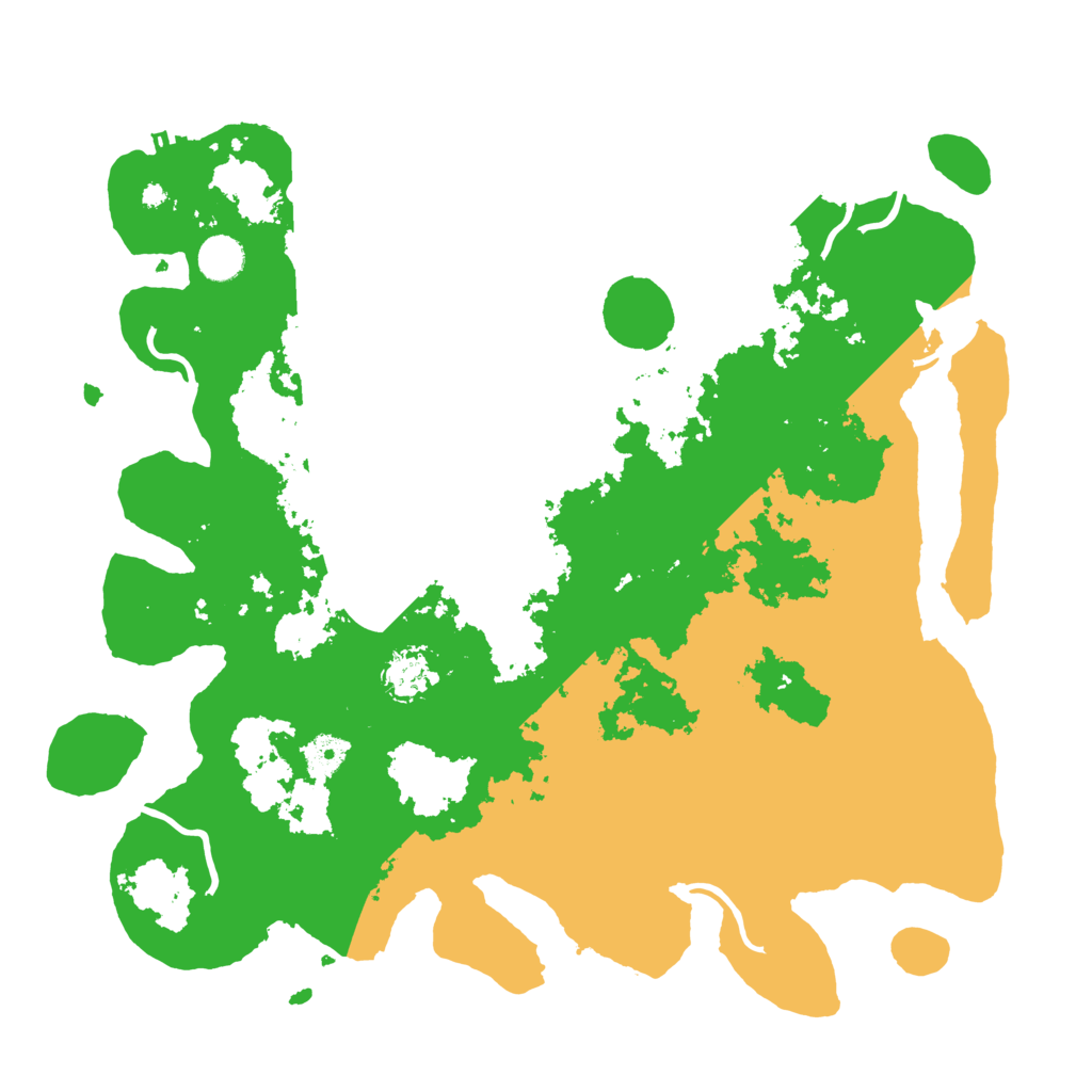 Biome Rust Map: Procedural Map, Size: 4200, Seed: 338541