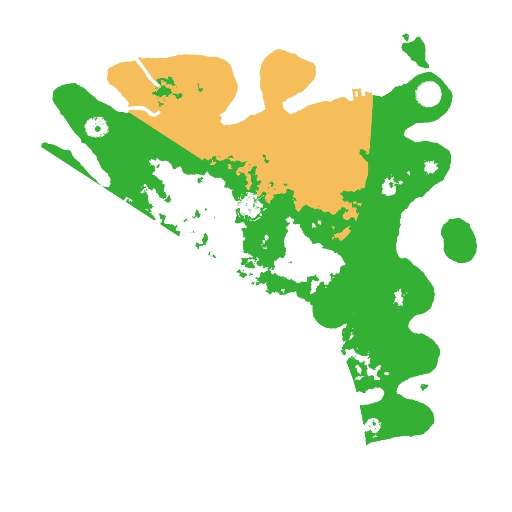 Biome Rust Map: Procedural Map, Size: 3500, Seed: 1517068700