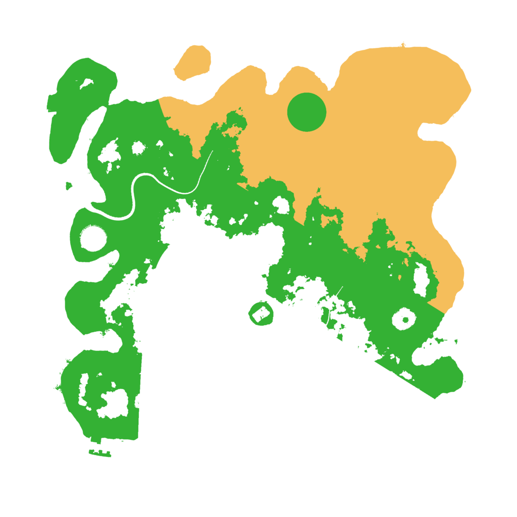 Biome Rust Map: Procedural Map, Size: 3500, Seed: 2061774863