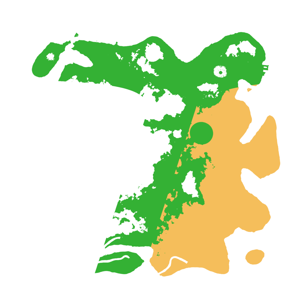 Biome Rust Map: Procedural Map, Size: 3600, Seed: 1371892684