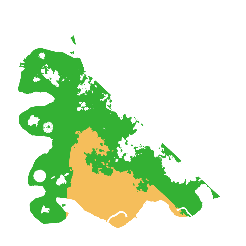 Biome Rust Map: Procedural Map, Size: 3500, Seed: 358922774