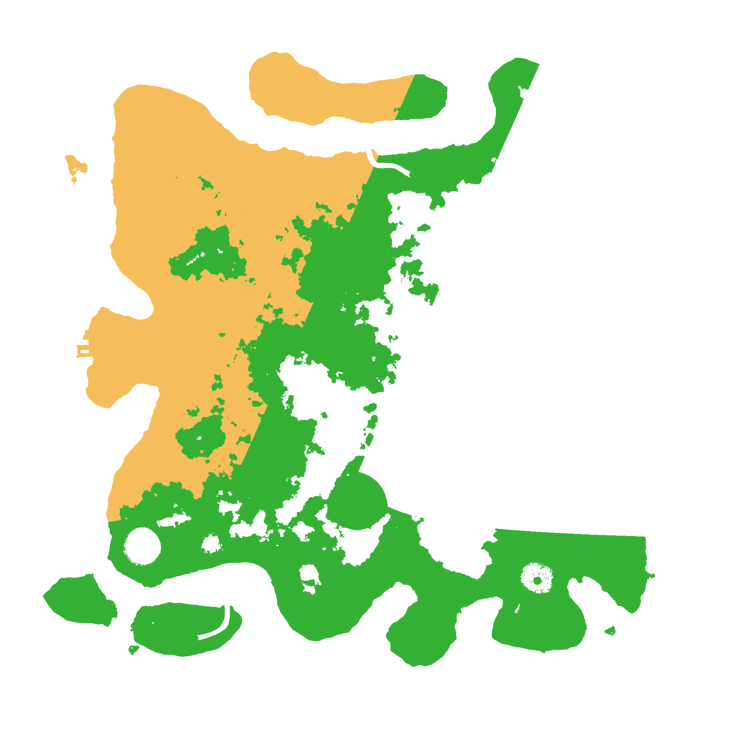 Biome Rust Map: Procedural Map, Size: 3550, Seed: 5853
