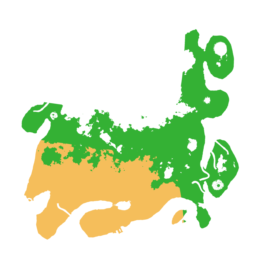 Biome Rust Map: Procedural Map, Size: 3500, Seed: 19512