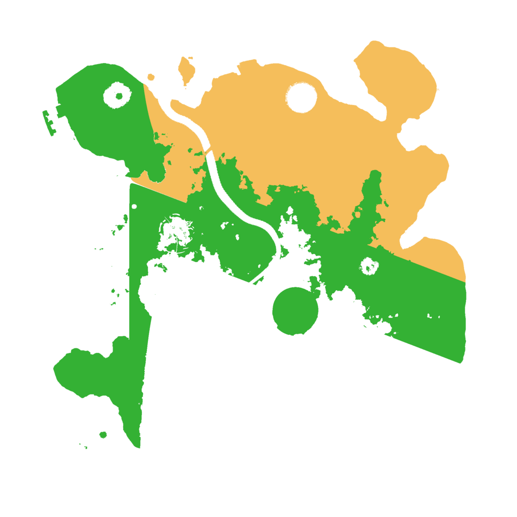 Biome Rust Map: Procedural Map, Size: 3000, Seed: 381764094