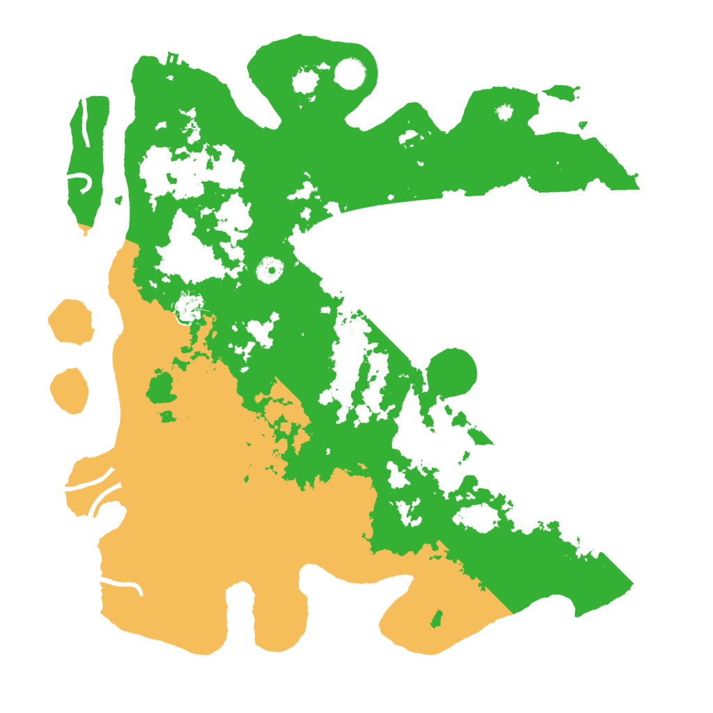 Biome Rust Map: Procedural Map, Size: 4050, Seed: 1222199084