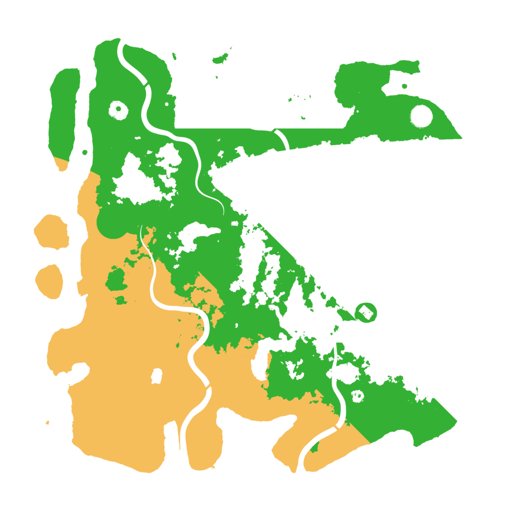 Biome Rust Map: Procedural Map, Size: 4050, Seed: 1222199084