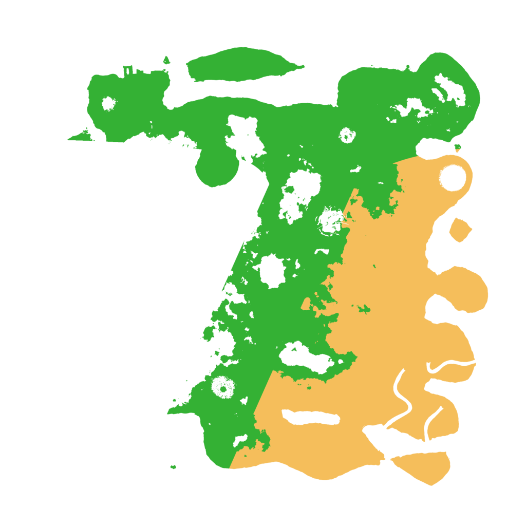 Biome Rust Map: Procedural Map, Size: 3500, Seed: 71355424