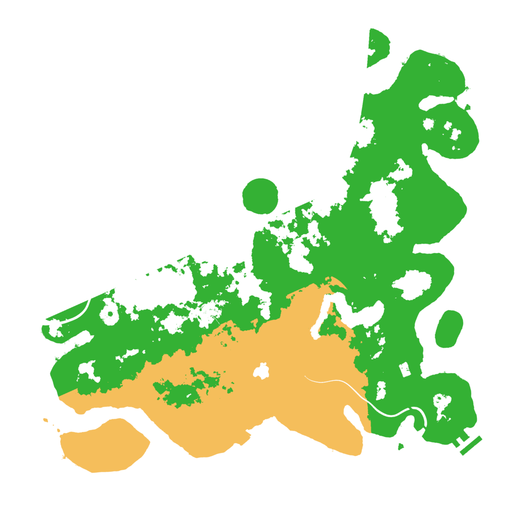 Biome Rust Map: Procedural Map, Size: 4000, Seed: 1749146977