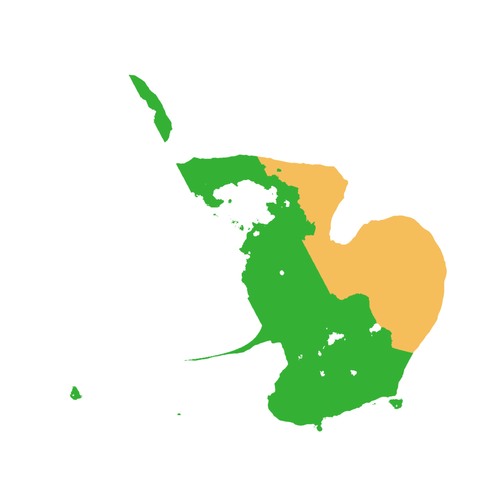 Biome Rust Map: Procedural Map, Size: 2000, Seed: 185934820