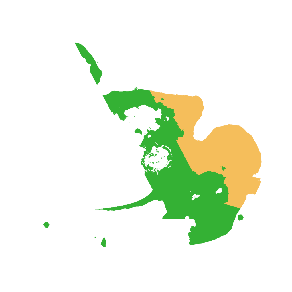 Biome Rust Map: Procedural Map, Size: 2000, Seed: 185934820
