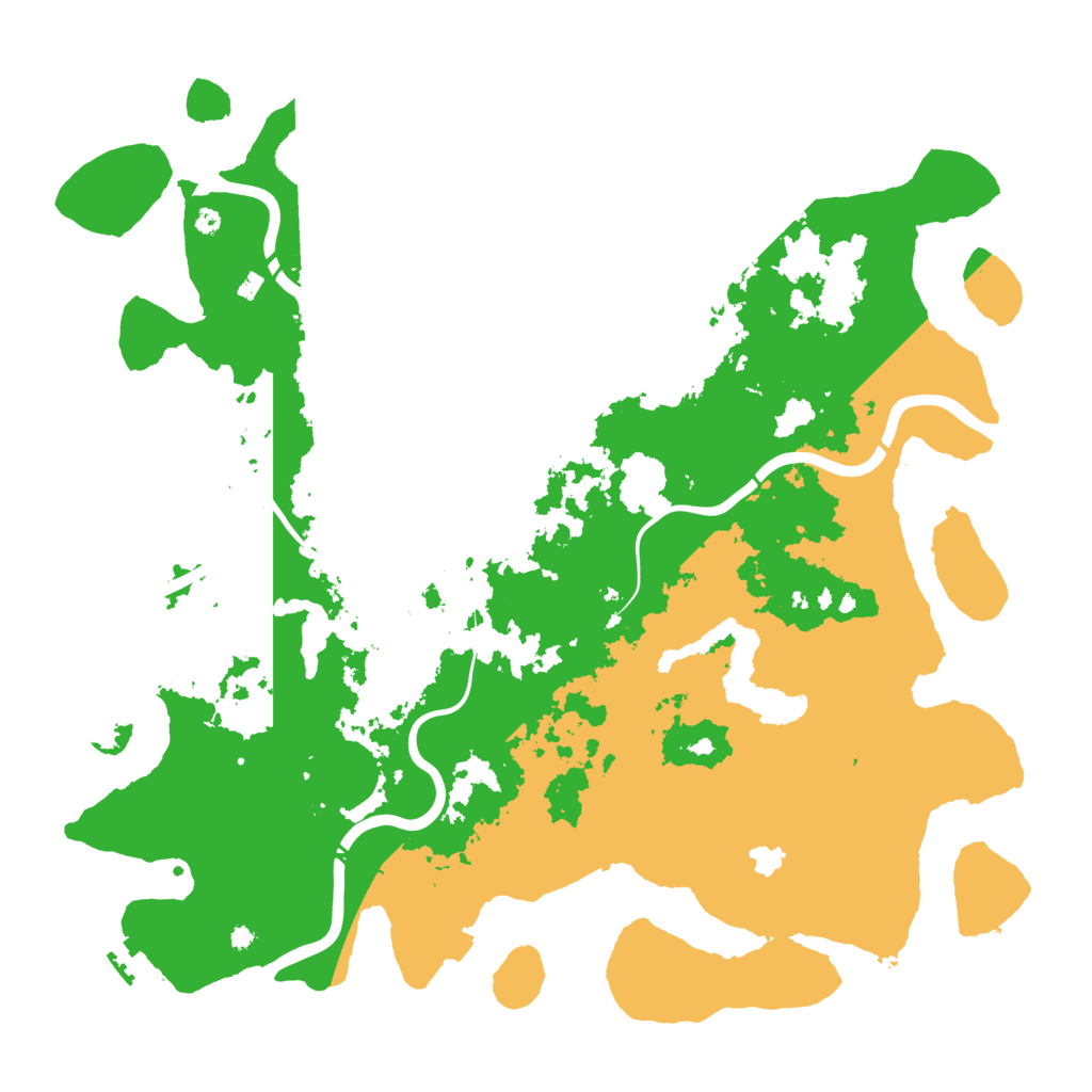 Biome Rust Map: Procedural Map, Size: 4300, Seed: 72713377