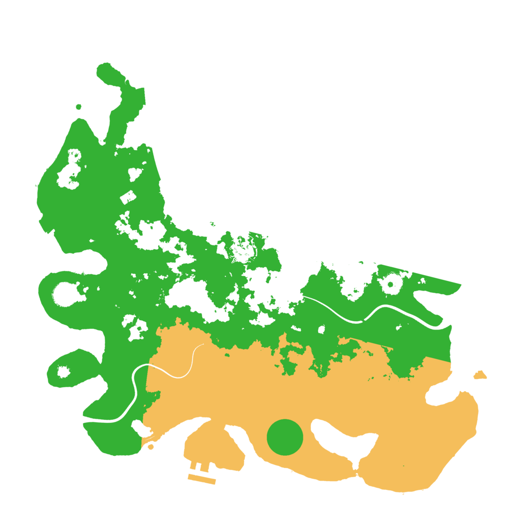 Biome Rust Map: Procedural Map, Size: 3800, Seed: 130110