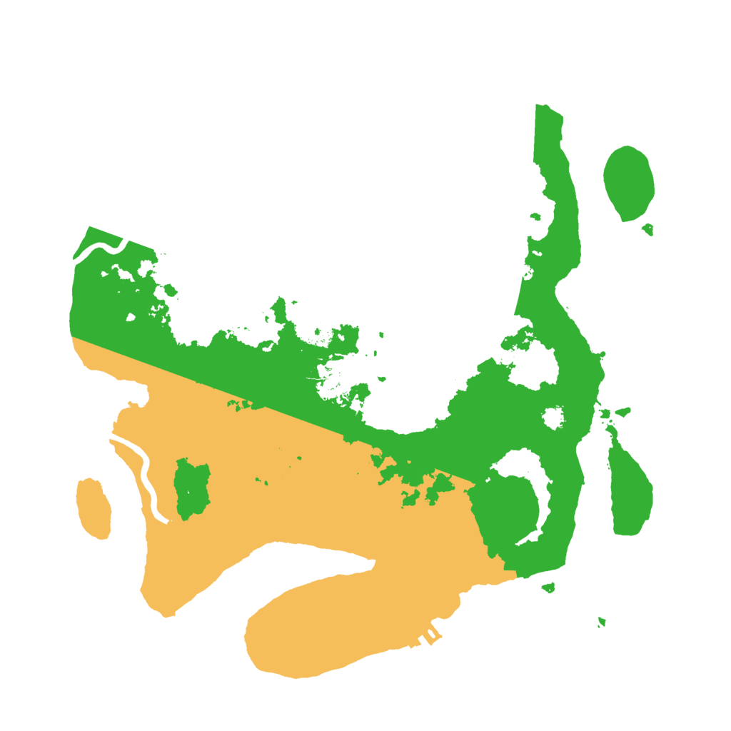 Biome Rust Map: Procedural Map, Size: 3000, Seed: 10729644