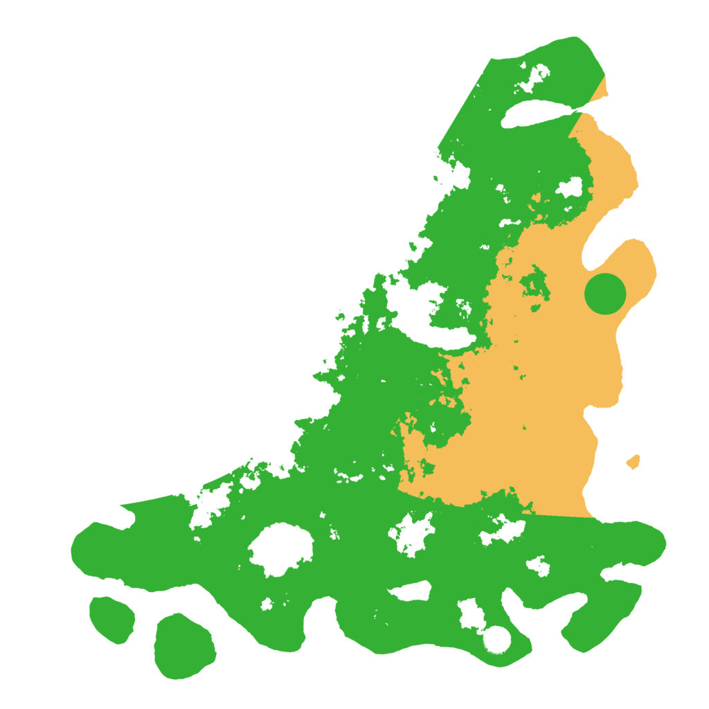 Biome Rust Map: Barren, Size: 4500, Seed: 40110