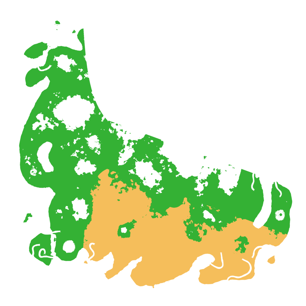 Biome Rust Map: Procedural Map, Size: 4500, Seed: 50110