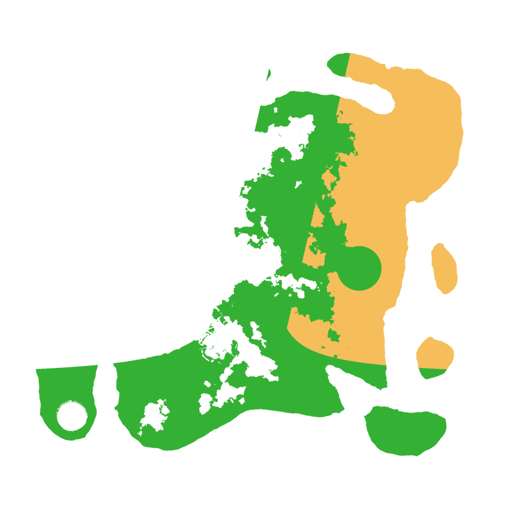 Biome Rust Map: Barren, Size: 3000, Seed: 365864