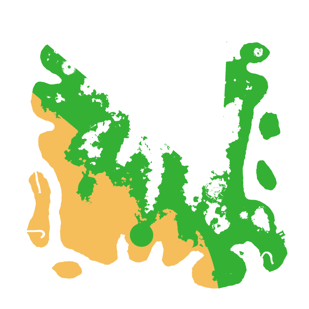 Biome Rust Map: Procedural Map, Size: 3500, Seed: 94564866
