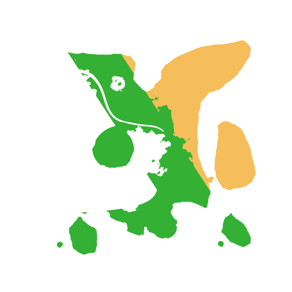 Biome Rust Map: Procedural Map, Size: 2000, Seed: 98589883