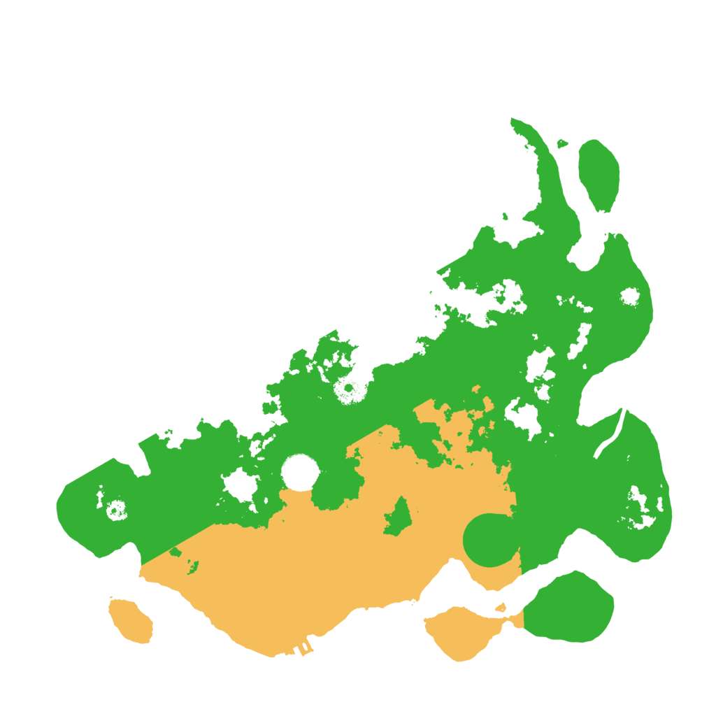 Biome Rust Map: Procedural Map, Size: 3500, Seed: 45756