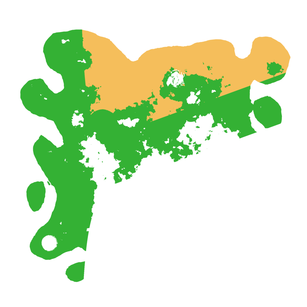 Biome Rust Map: Barren, Size: 3500, Seed: 589308602